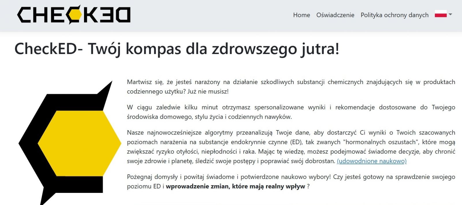 Strona Główna Aplikacji CheckED